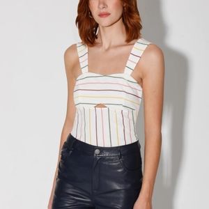New Walter Baker Cabana Stripe Top